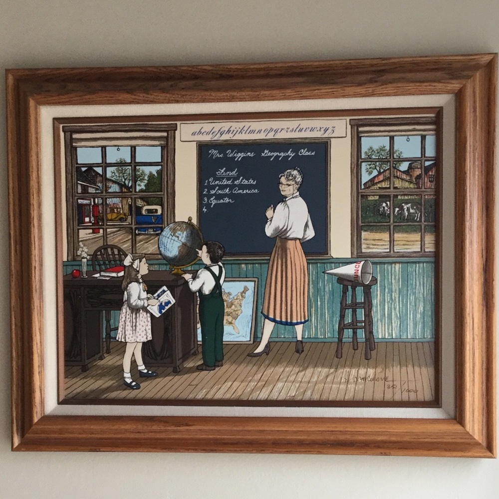 HARGROVE LIMITED EDITION 351/1000 Oak Frame